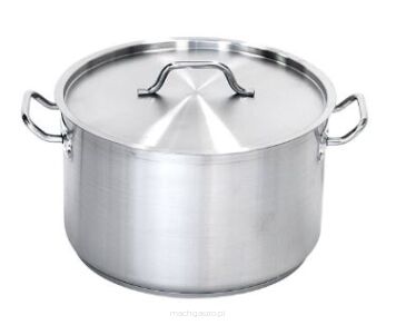 Garnek średni z pokrywką, stalowy, ø 160 mm, 1.9 L