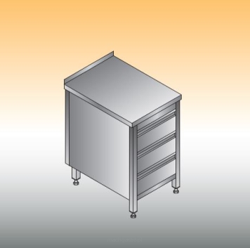Stół roboczy z blokiem szuflad | LO131/S3