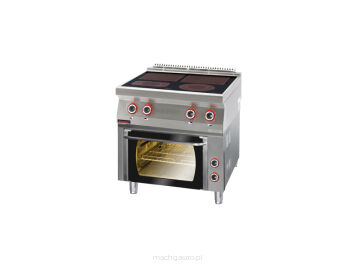 Kuchnia ceramiczna z piekarnikiem elektrycznym 700.KE-4C/PE-1
