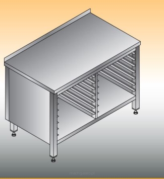 Stół z prowadnicami na pojemniki GN | LO 112