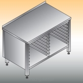 Stół z prowadnicami na pojemniki GN | LO 112