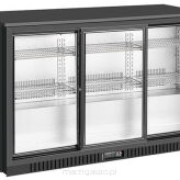 Barowa szafa chłodnicza | chłodziarka podblatowa RQ-330SC | 325l | drzwi przesuwne
