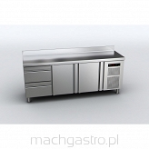 Stół chłodniczy linia SNACK600 416L 2 szuflady, 2 drzwi CCP-3S HDD