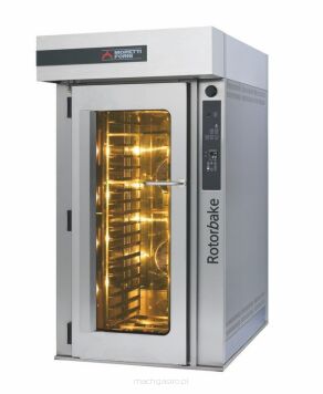 Moretti Forni Gazowy piec obrotowy 14x 600x400 mm R14G