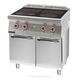 Kuchnia elektryczna ceramiczna 4-polowa na podstawie zamkniętej 700.KE-4C.S.D