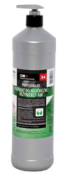 Preparat do higienicznej dezynfekcji rąk 1L - JAX PROFESSIONAL 34