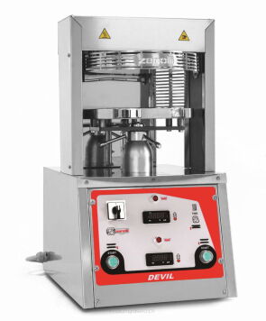 Prasa do ciasta do pizzy 33 cm | 400 PLACKÓW/H | 3,6 KW