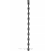 Łyżka barmańska z muddlerem, Bar up, czarny, 280x35 mm